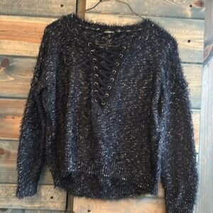 Cozy cute express sweater.  Beyond soft!